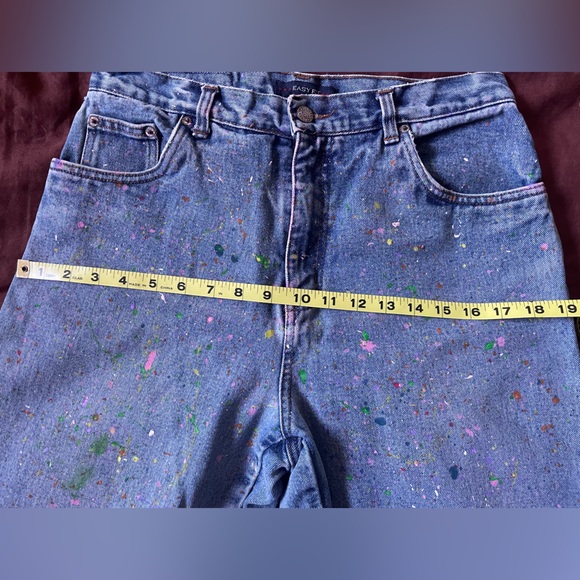1980’s Vintage Bill Blass Petite paint speckled Mom Jeans! *Approx* size 29P - Picture 12 of 16